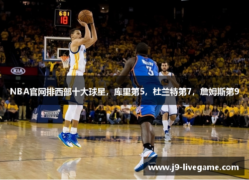 NBA官网排西部十大球星，库里第5，杜兰特第7，詹姆斯第9